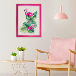 Wallity Cuadro Decorativo Enmarcado Multicolor CAM3456